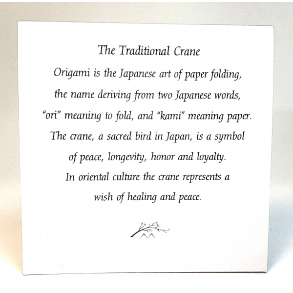 Origami Crane Description
