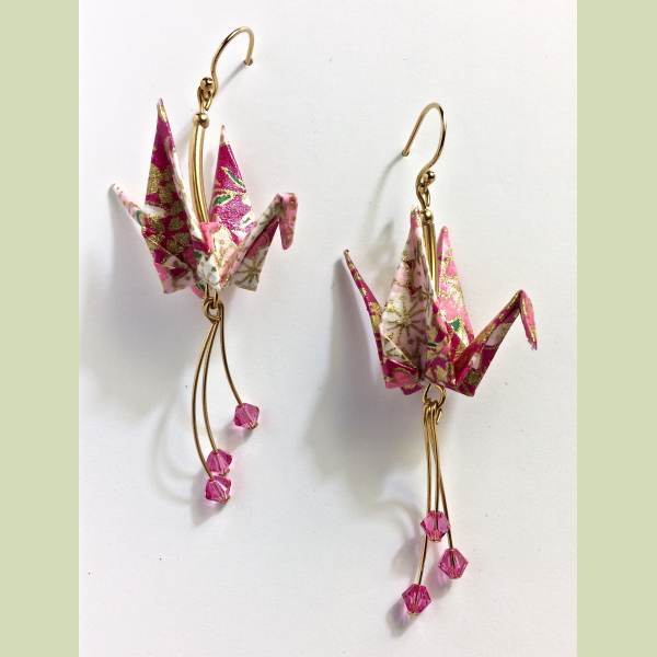 Origami earring