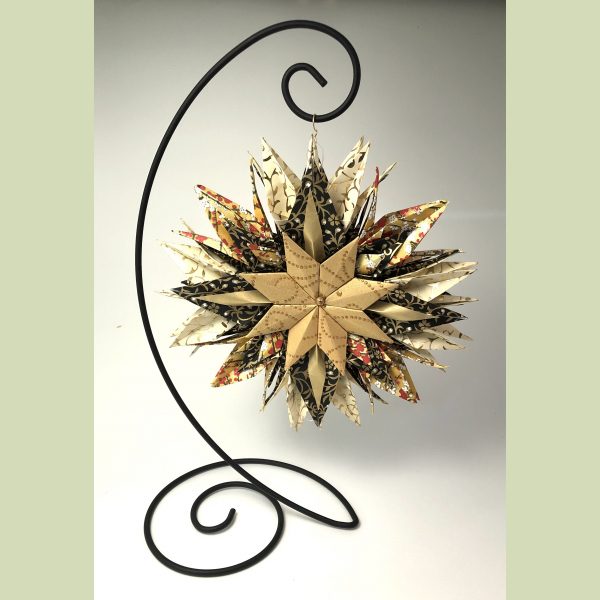 Origami Paper Star on Ornament Stand