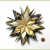 Gold and Black and White Floral Origami Paper Star Origami Inspired Paper Star