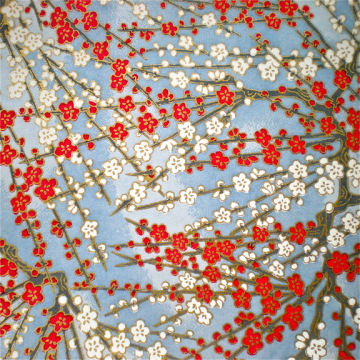 Cherry Blossoms on Blue 