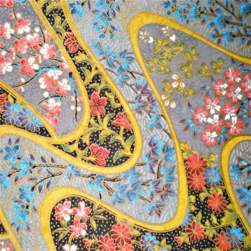 Floral Gold Swirl Floral Gold Swirl