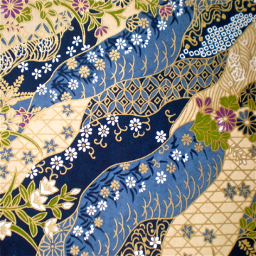 Floral Ivory Blue Floral Ivory Blue